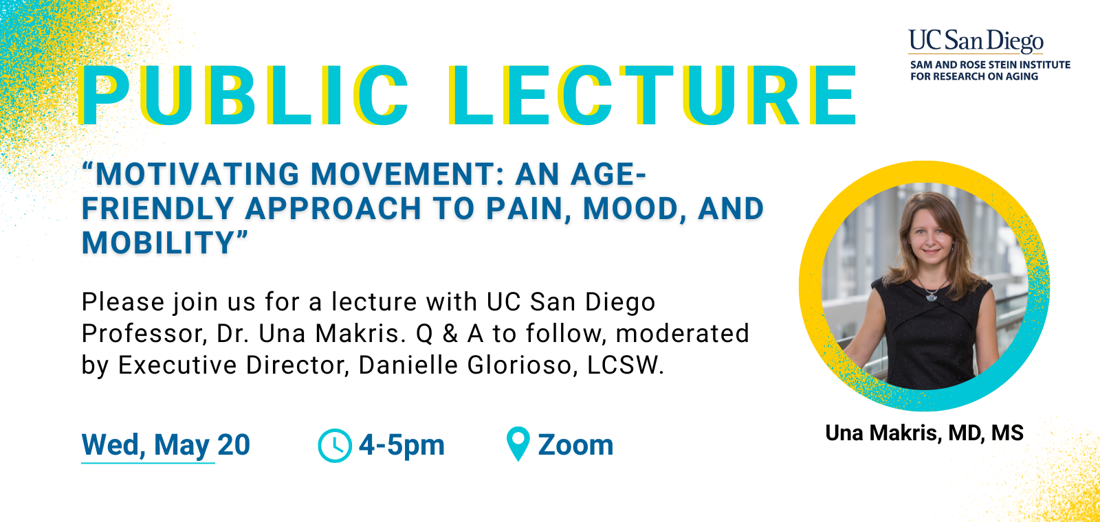 Una Makris Public lecture